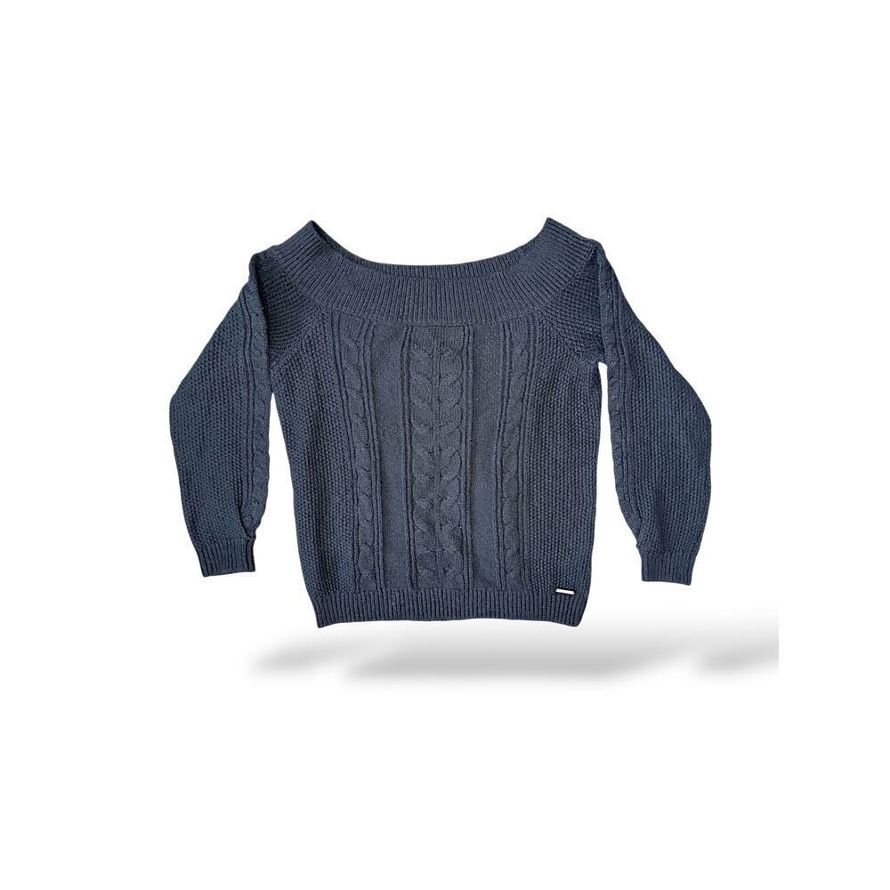 Abercrombie & Fitch Cable Knit Boatneck Sweater XL